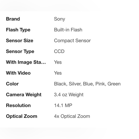 Sony Cyber-shot Dsc-w530 14.1 Megapixel Compact Camera - Picture 9 of 16